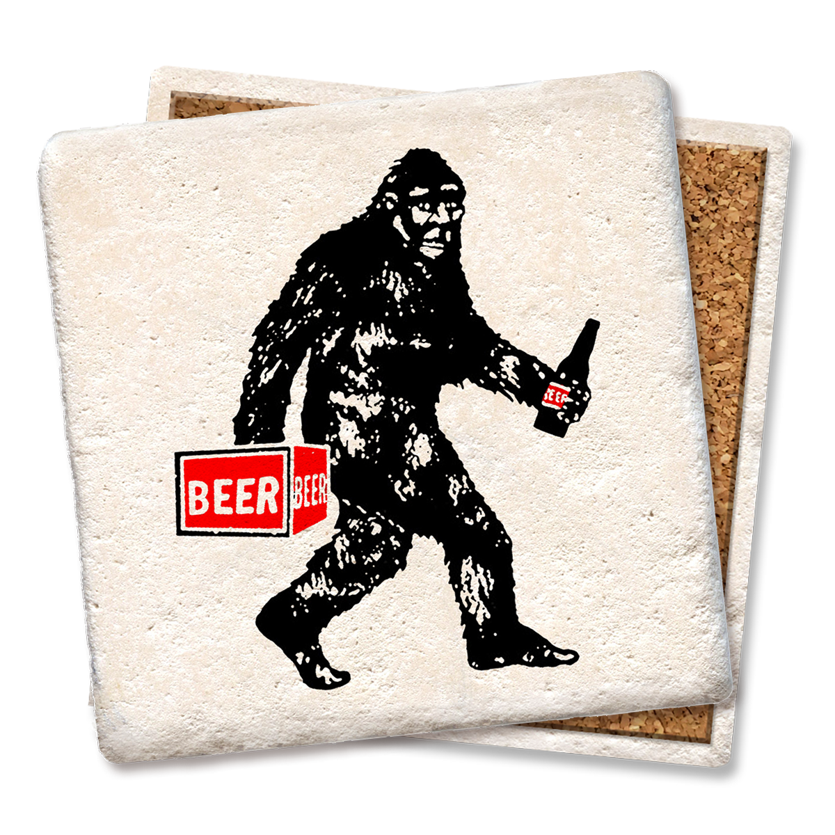 Bigfoot Coaster - Ceramic Coasters