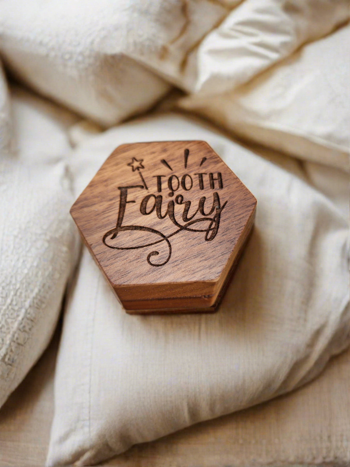 Tooth Fairy Box | Keepsake Box | Walnut