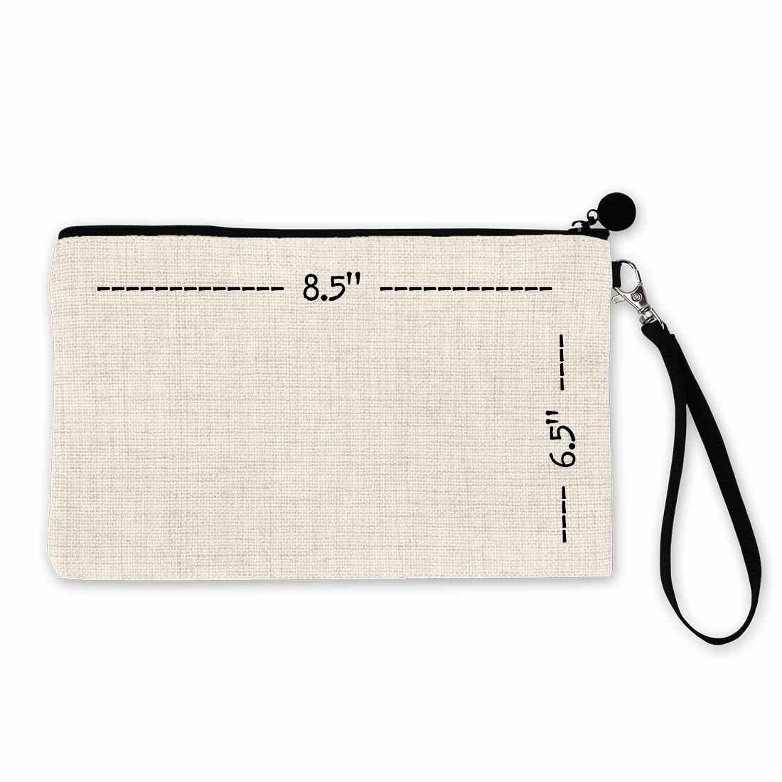 F-bomb Mom - Funny Linen Makeup Bag, Funny Cosmetic Bag