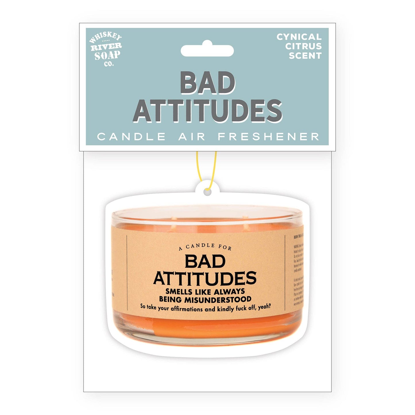 Air Freshener - Bad Attitudes | Funny Room or Car Decor