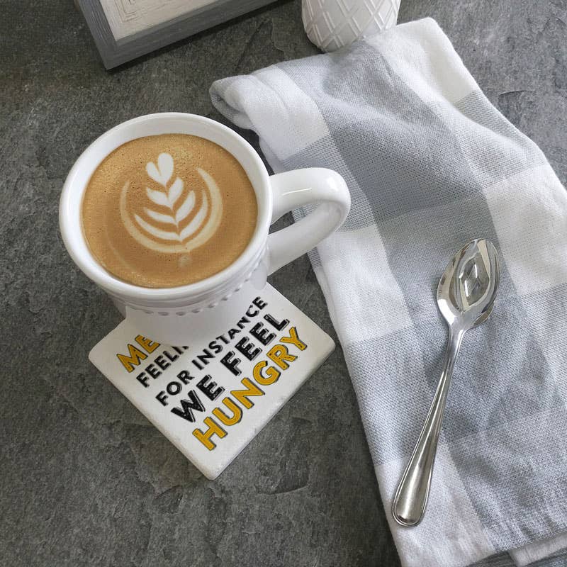 Men Have Feelings Too - Funny Ceramic Coasters