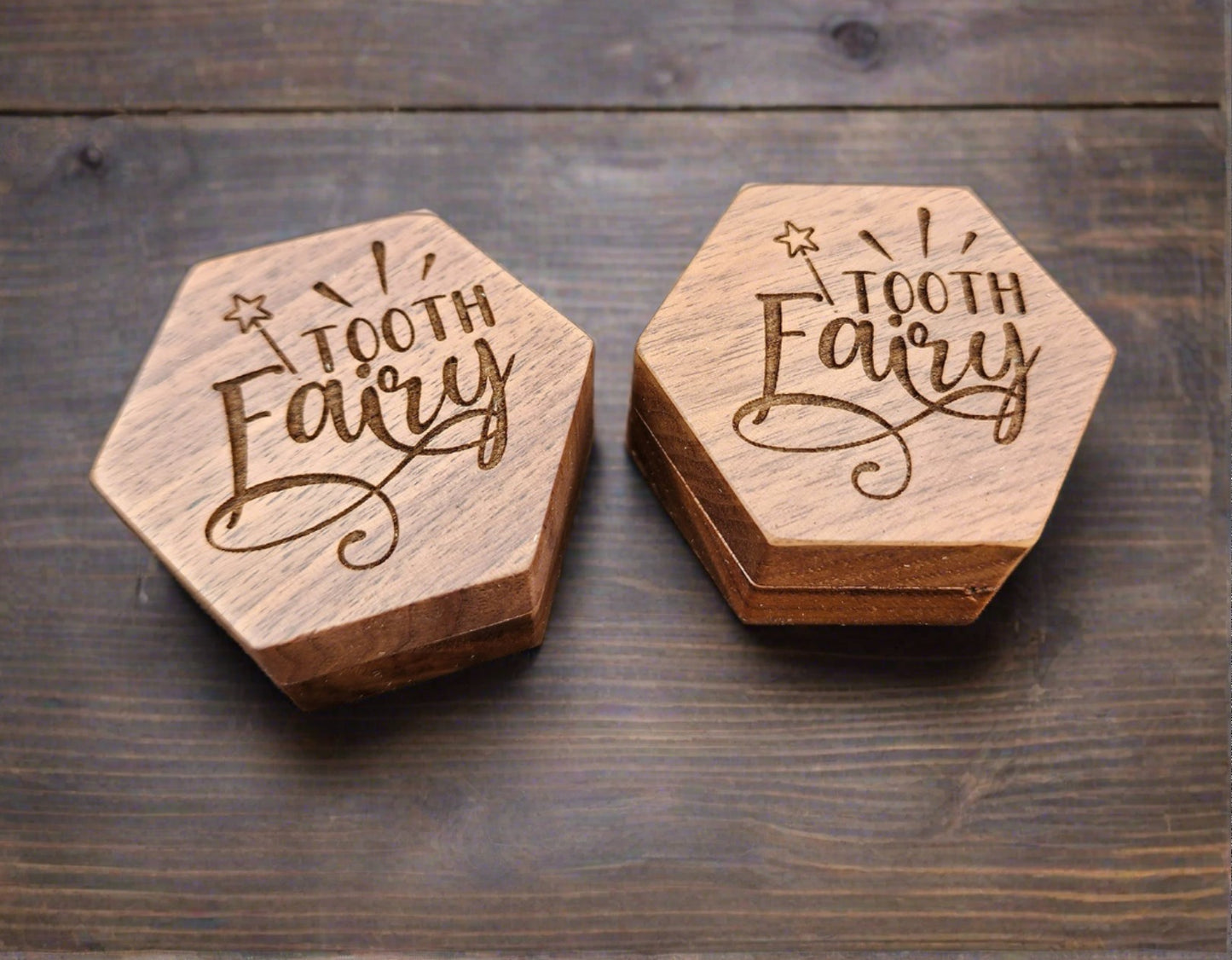 Tooth Fairy Box | Keepsake Box | Walnut