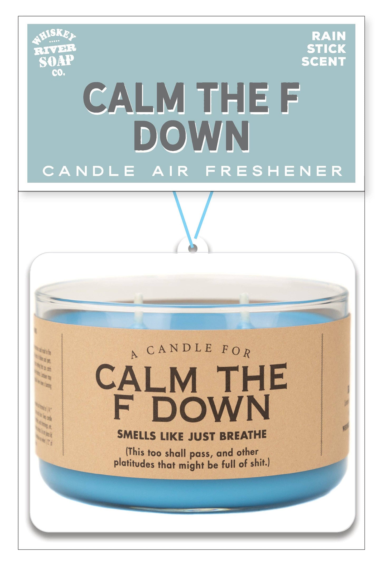 Air Freshener - Calm the F Down | Funny Room or Car Decor