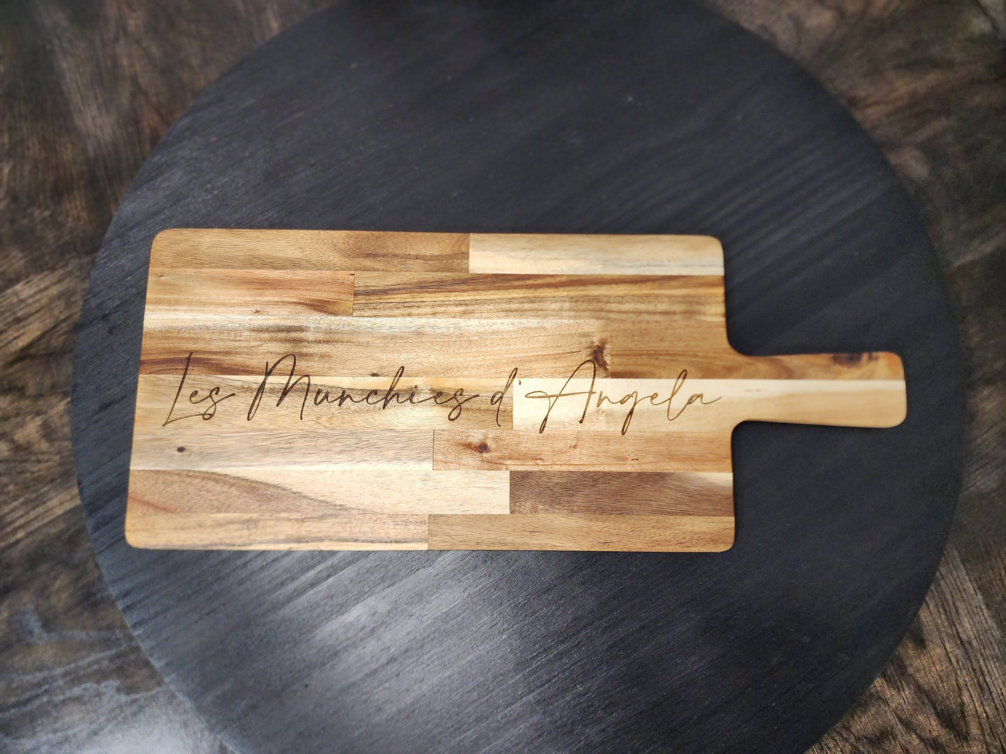 Rustic Patterned Bread Board, Cheese Platter, Customizable Charcuterie Serving Board