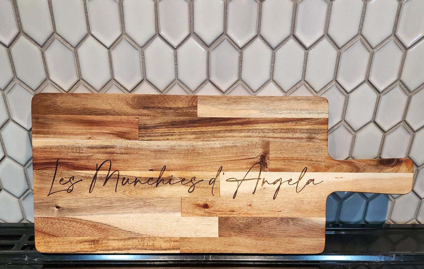 Rustic Patterned Bread Board, Cheese Platter, Customizable Charcuterie Serving Board