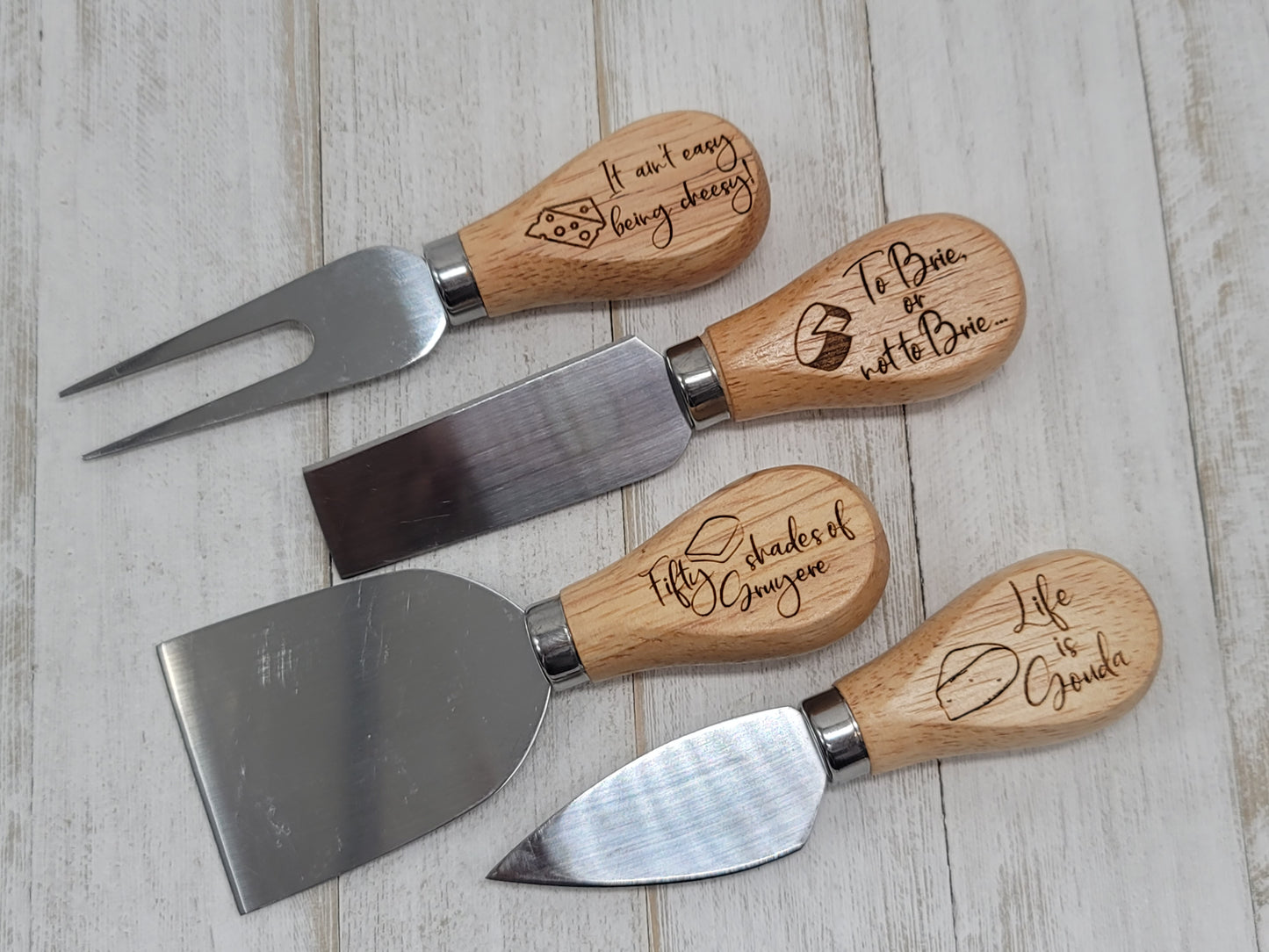 Funny Cheese Knives for Charcuterie Board