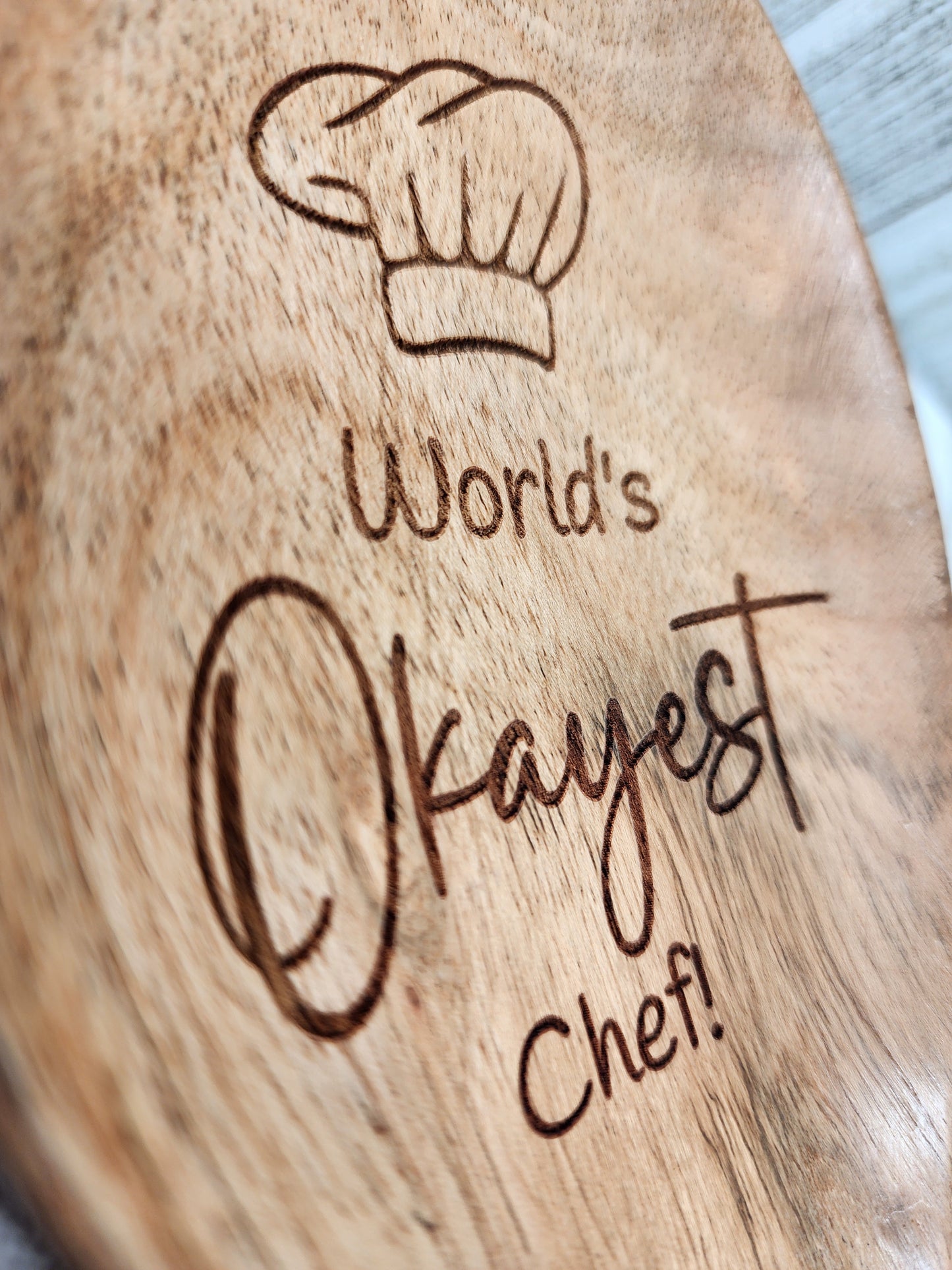 World's Okayest Chef Acacia Spoon Rest