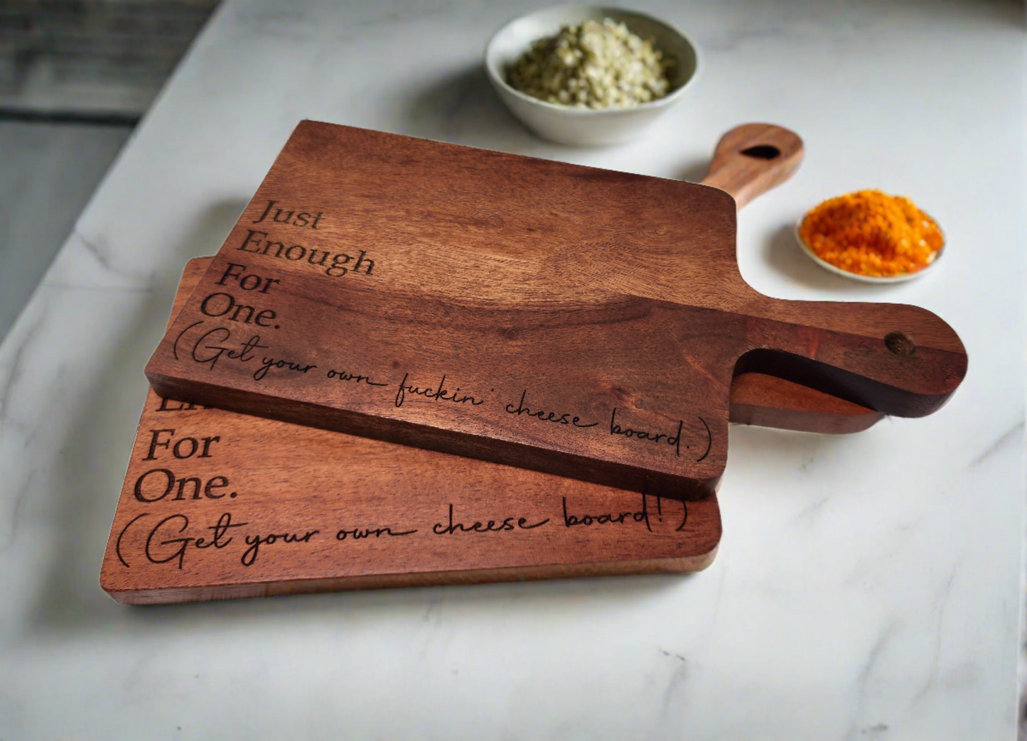 "Get Your Own" Cheese Board Serving Board