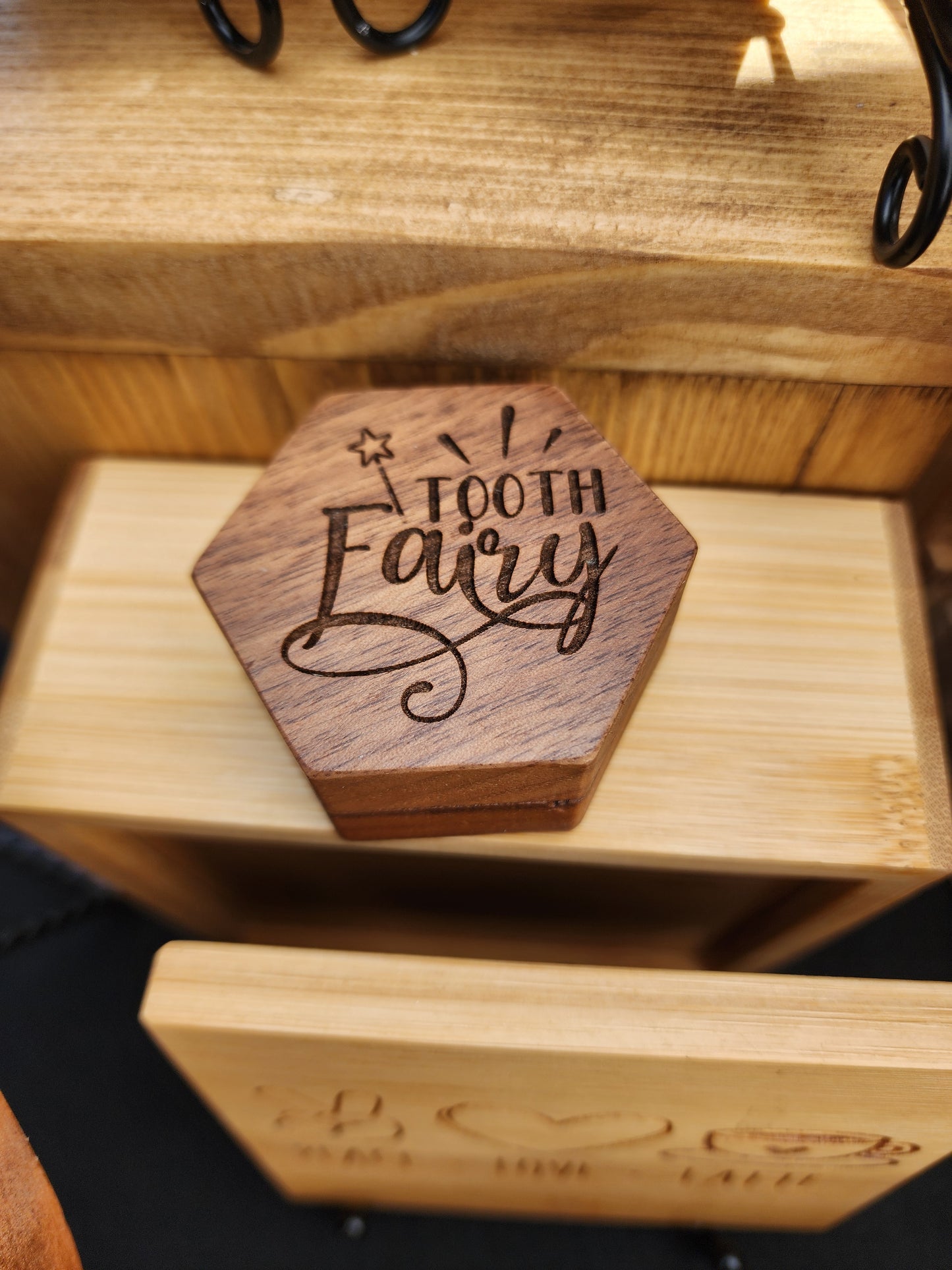 Tooth Fairy Box | Keepsake Box | Walnut