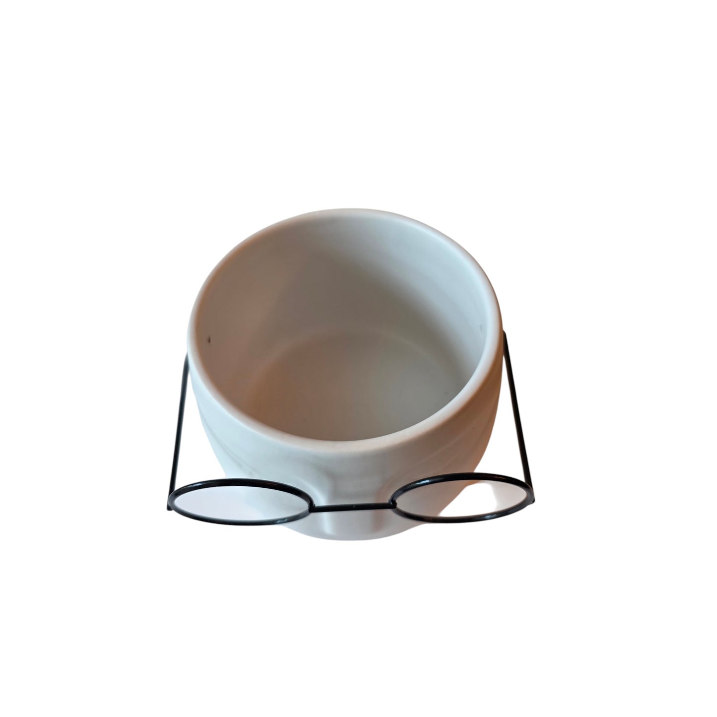 Nerdy Planter – Quirky Ceramic Plant Pot with Built-In Glasses | Funny Plant Decor
