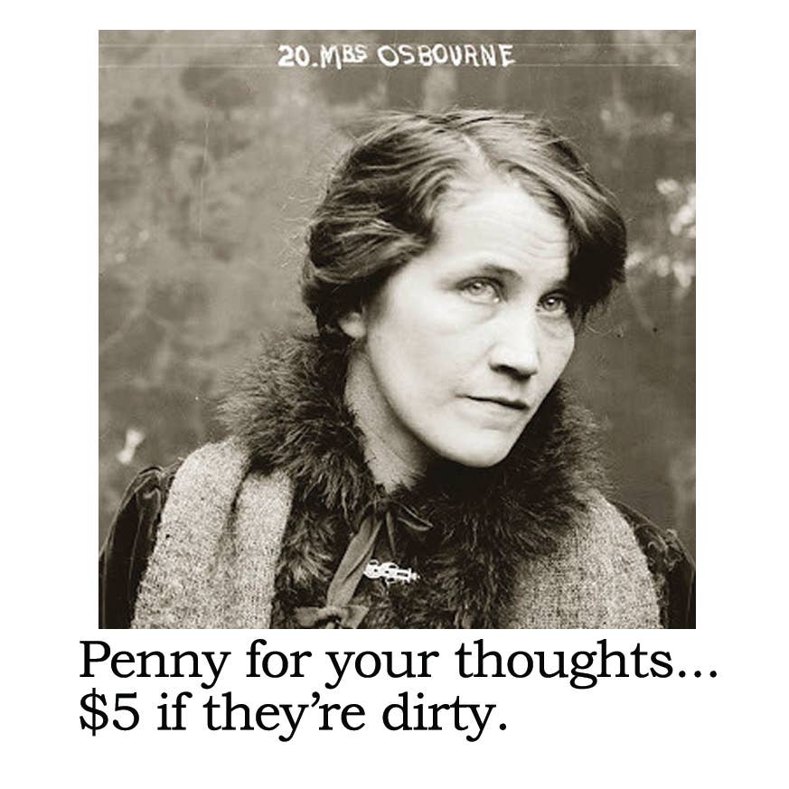 Air Freshener - Penny For Your Thoughts | Funny Room or Car Decor