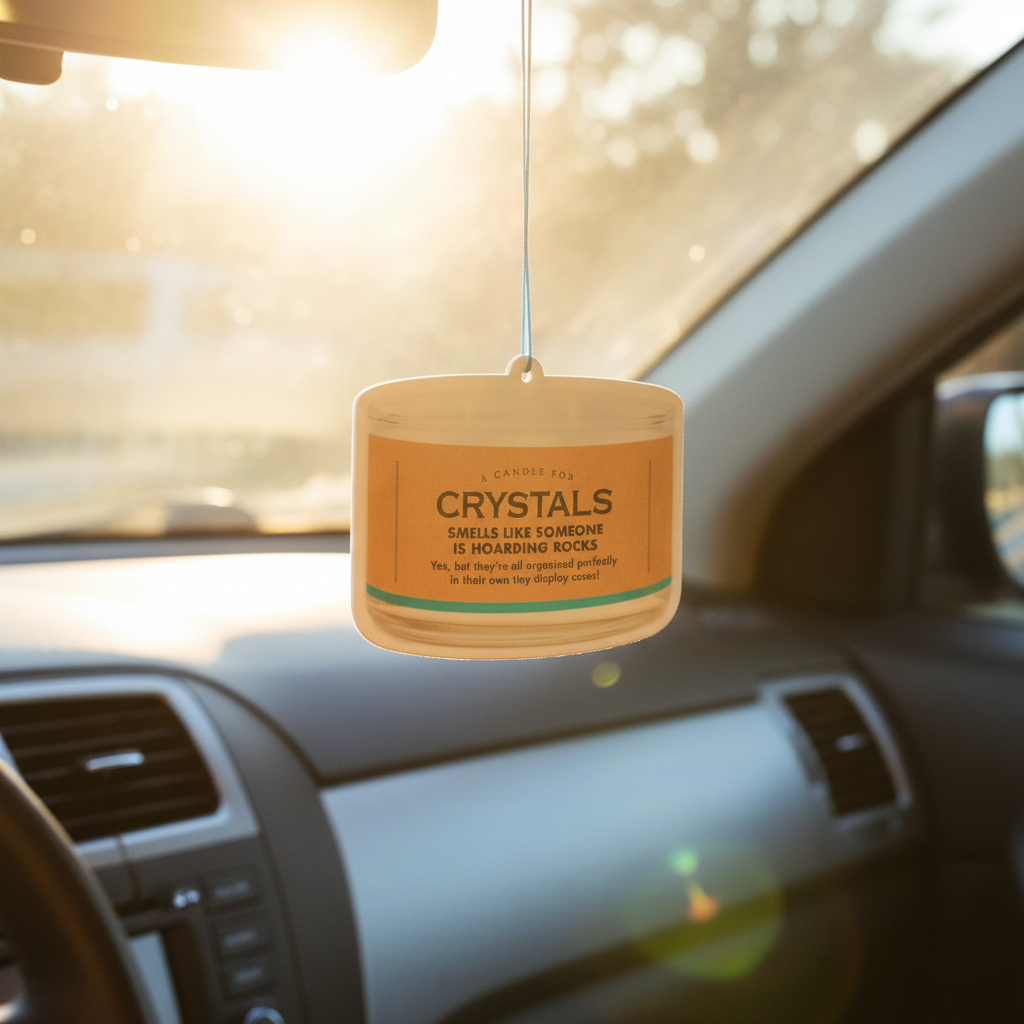 Air Freshener - Crystals | Funny Room or Car Decor
