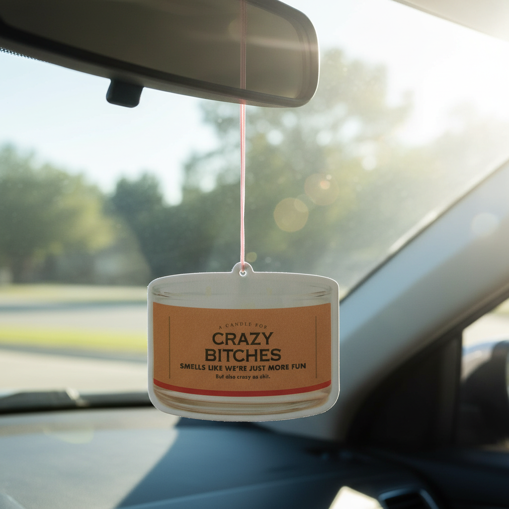 Air Freshener - Crazy B*tches | Funny Room or Car Decor