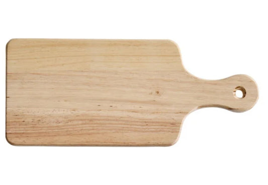 Rubberwood Serving Board | 9.5in x 5.5in | Customizable