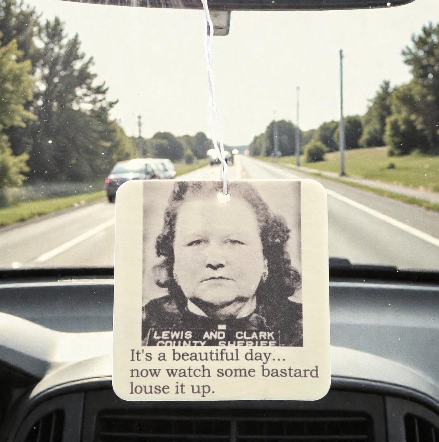 Air Freshener - It's A Beautiful Day | Funny Room or Car Decor