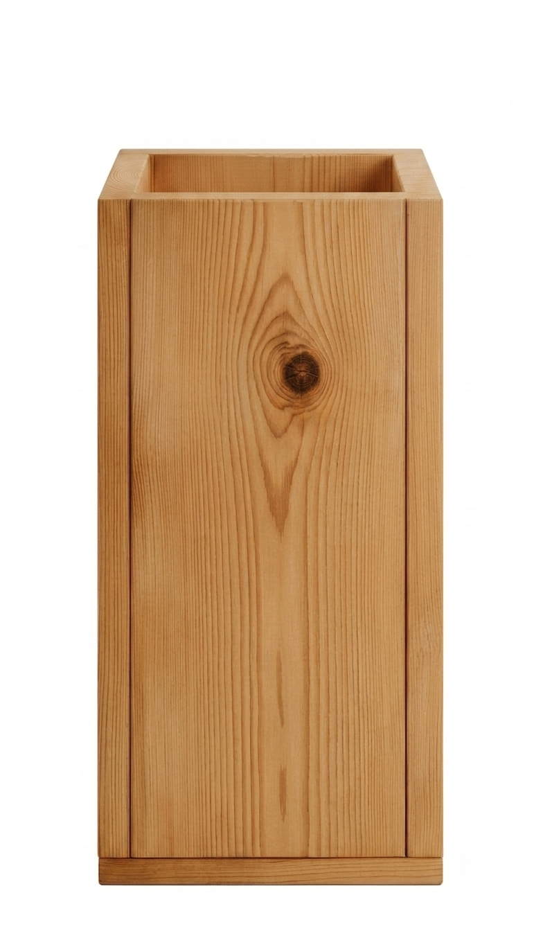 Wooden Floor Vase