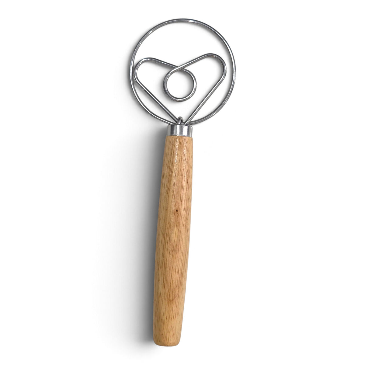 Danish Dough Whisk – Personalized Wooden Handle Bread Baking Tool