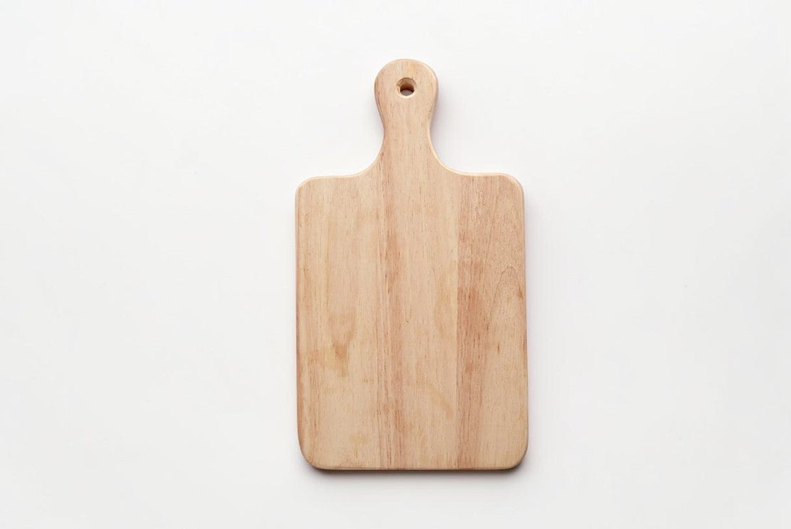Rubberwood Serving Board  | 9.5in x 7.5in | Customizable