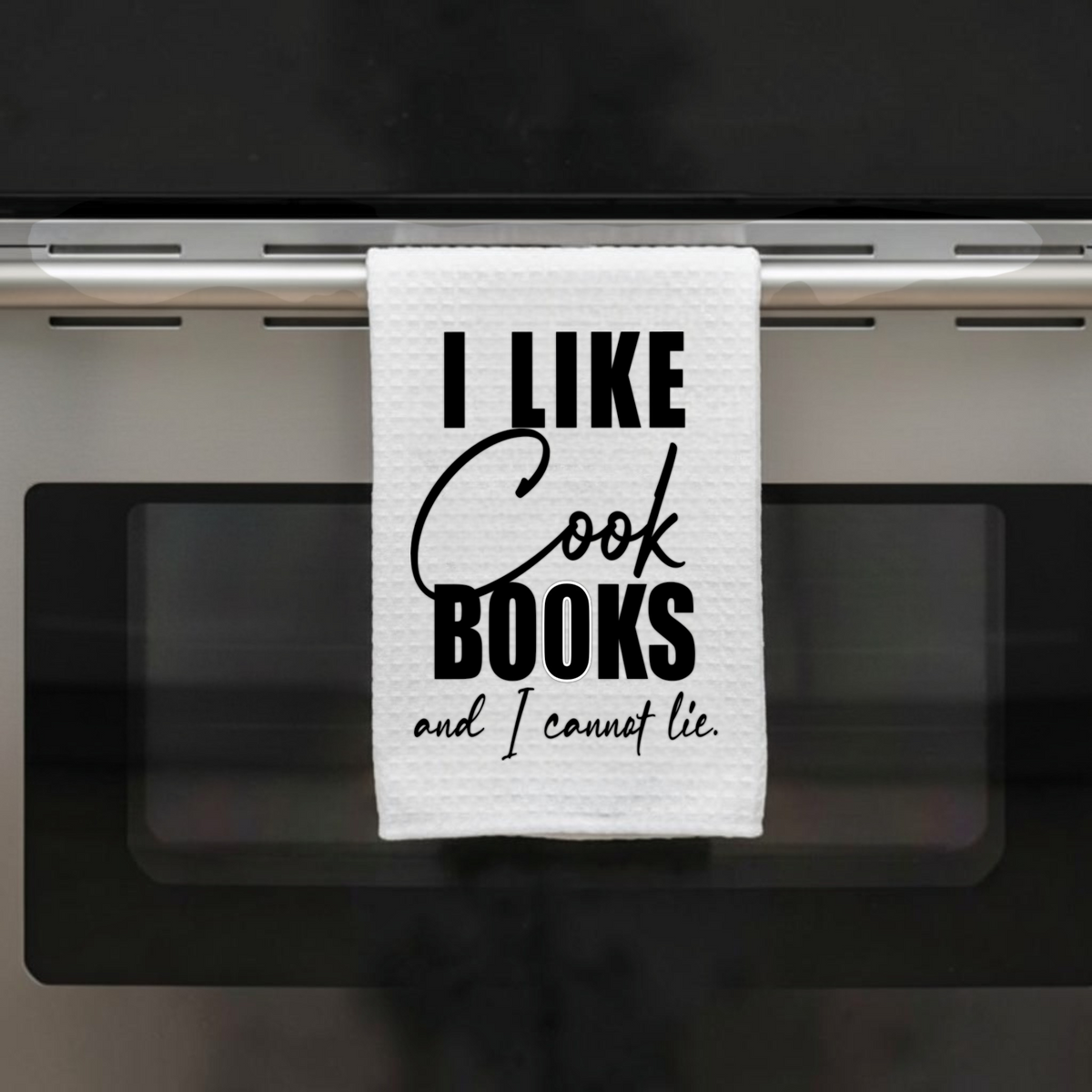Kitchen Dish Towel – I Like Cookbooks And I Cannot Lie | Funny Kitchen Decor