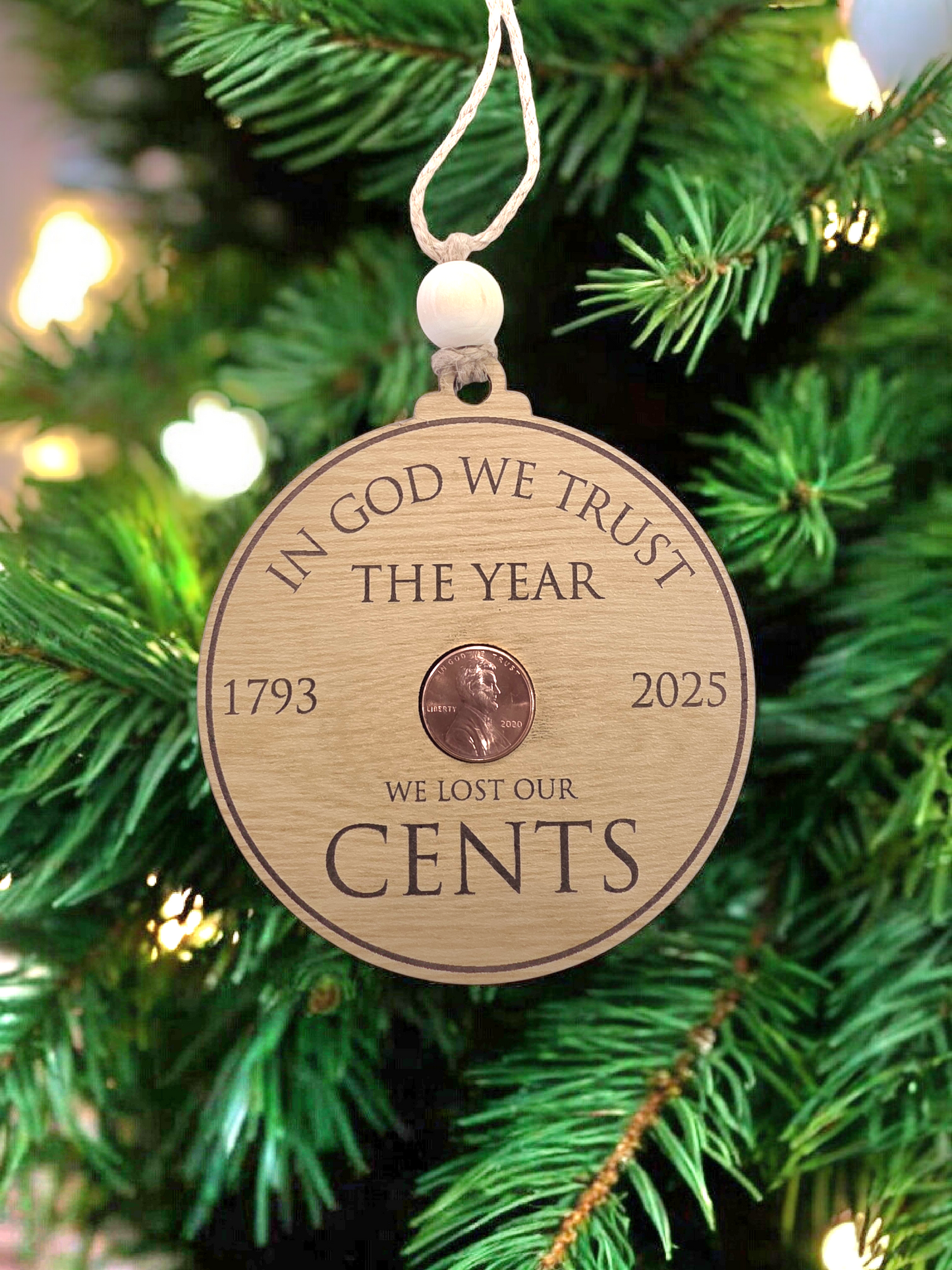 We Lost Our Cents | Last Penny Commemorative Ornament
