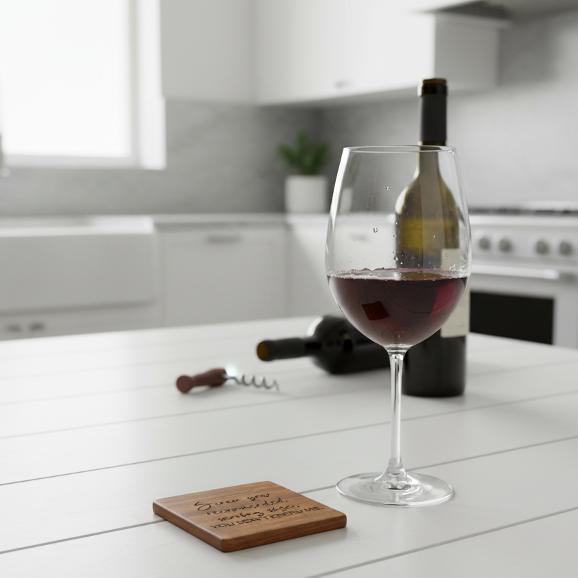 Wood Coaster - Screw Your Recommended Serving Size. You Don't Know Me. | Funny Table Decor - Acacia