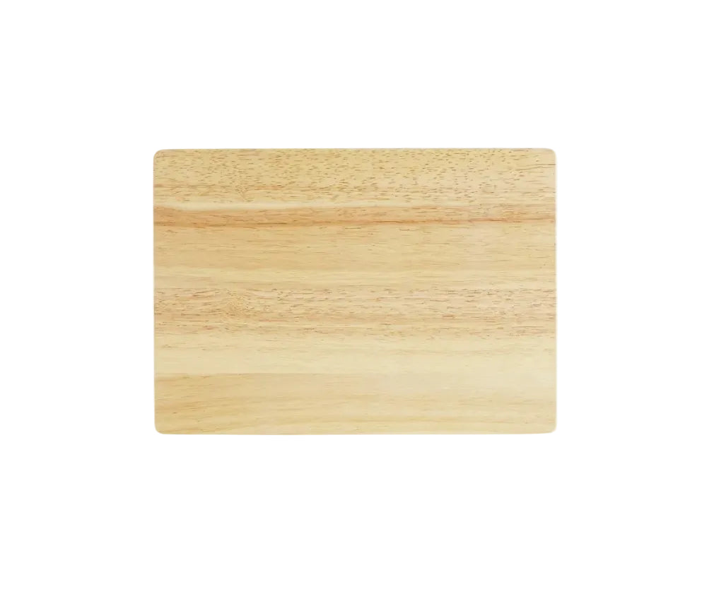 Rubberwood Serving Board | 14in x 10in | Customizable