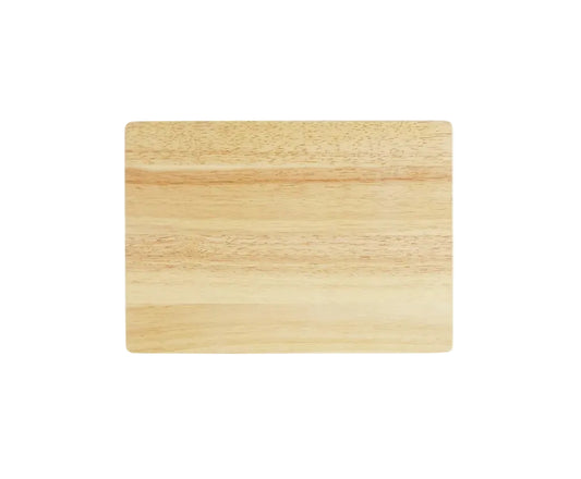 Rubberwood Serving Board | 14in x 10in | Customizable