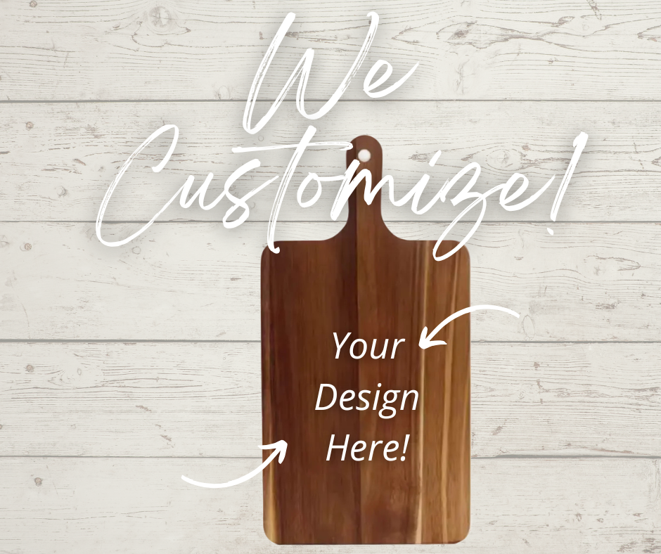 Acacia Serving Board | 16in x 8.25in | Customizable