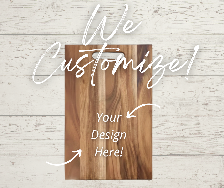 Acacia Serving Board | 15in x 10in | Customizable