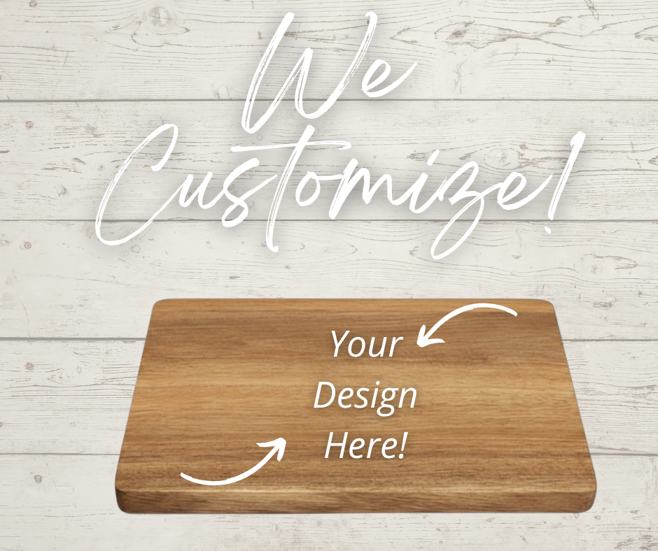 Acacia Serving Board  | 9in x 6in | Customizable