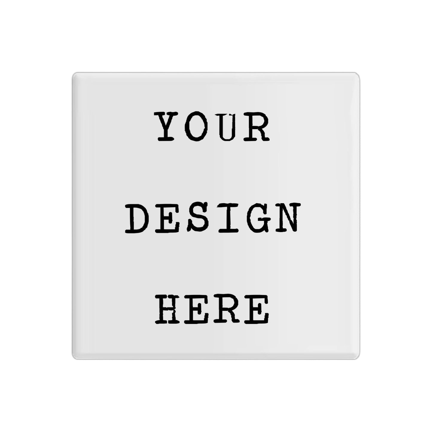 Ceramic Coaster - White | Customizable