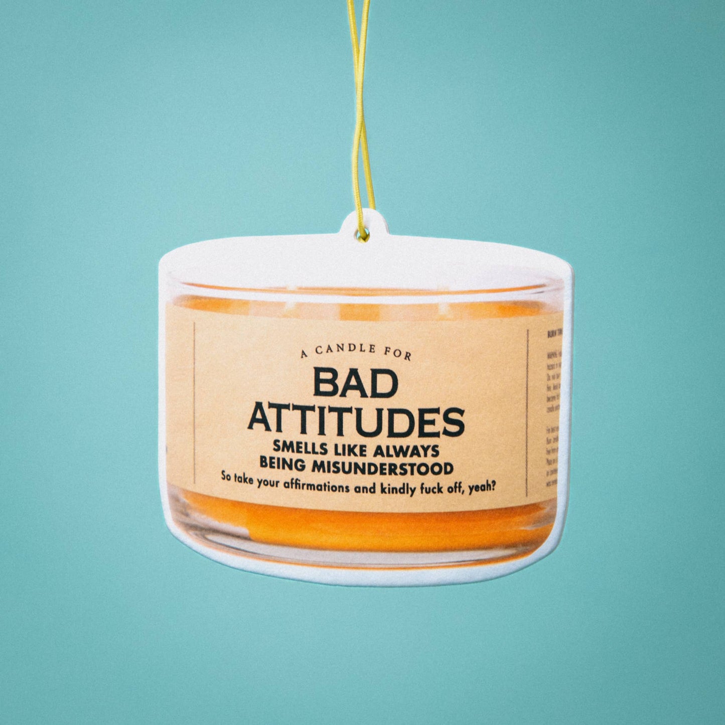 Air Freshener - Bad Attitudes | Funny Room or Car Decor